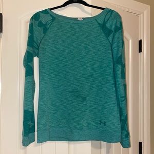 Under Armour boat neck sweat shirt size medium